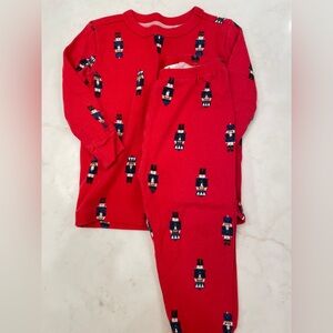 Janie and Jack nutcracker pajamas